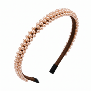 Triple Pearl Brown Headband​